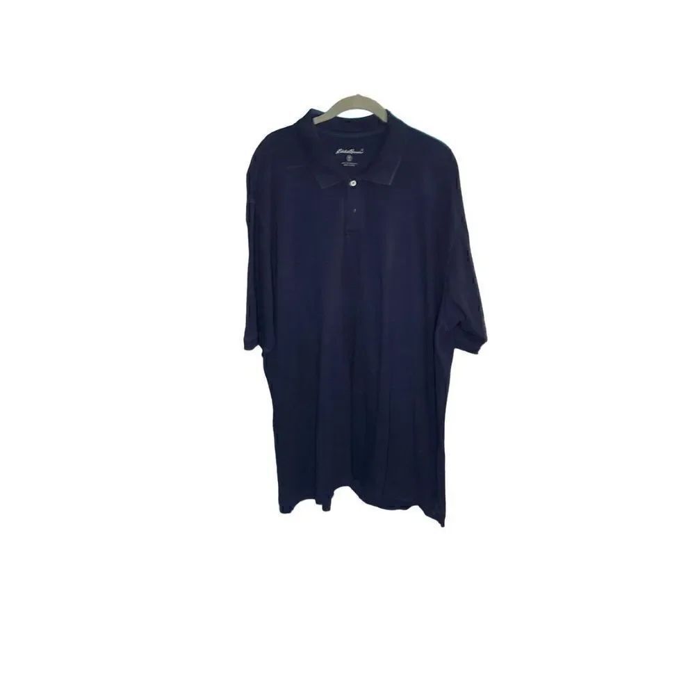 Eddie Bauer men’s big and tall navy blue short sleeve polo shirt size 2X tall